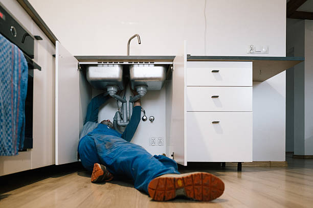 Professional Plumbing technician working in Mineral, VA